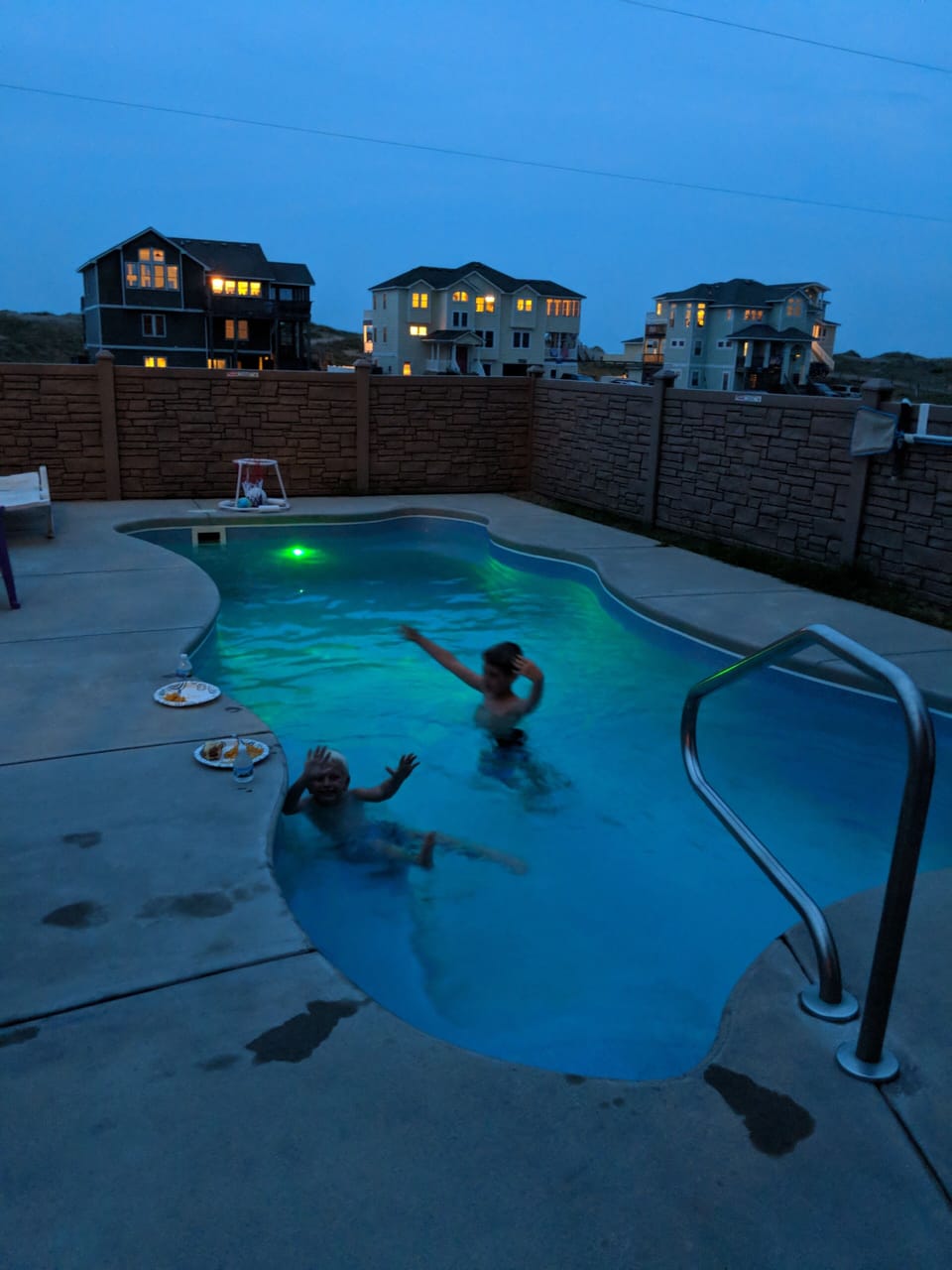 Don't forget the nightswim with the pool light.
