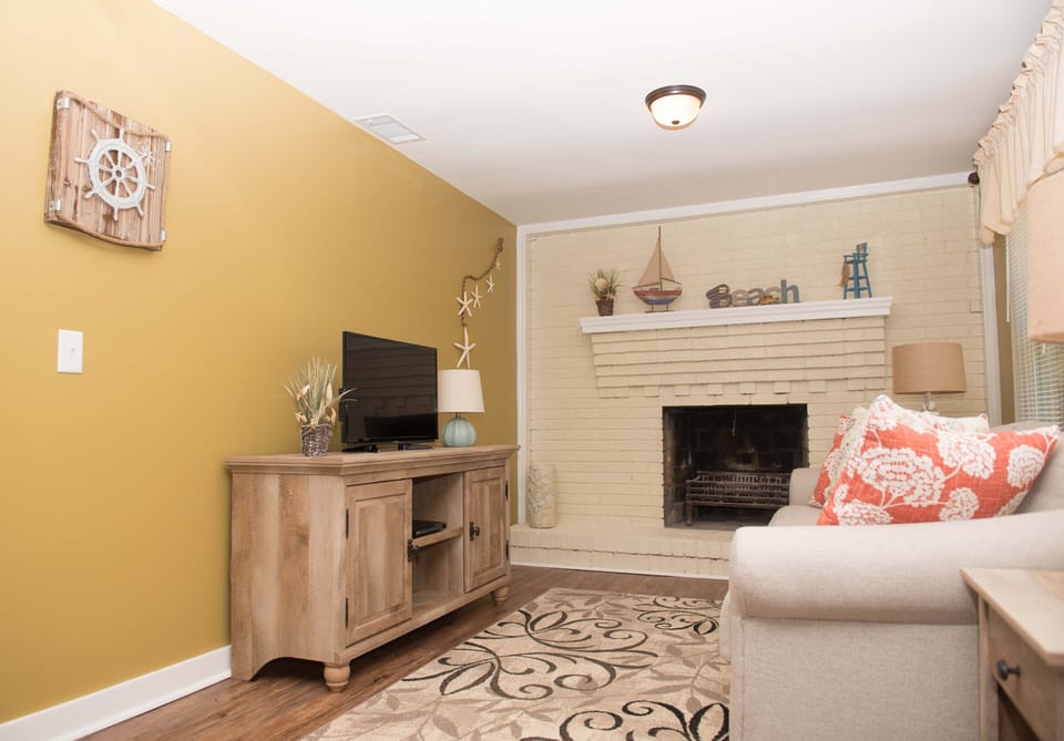The cozy corner of our living room