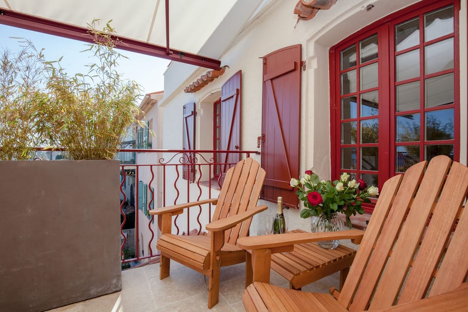 ~ The terrace 1st row sea view - Maison MARINA ~ ABSOLUTY ANTIBES