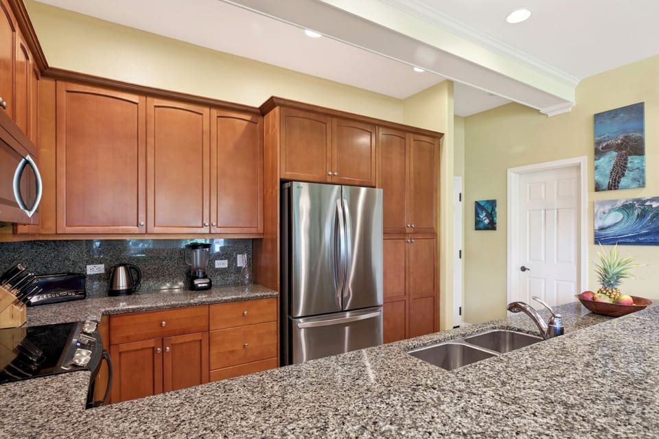 Kitchen; door to laundry.