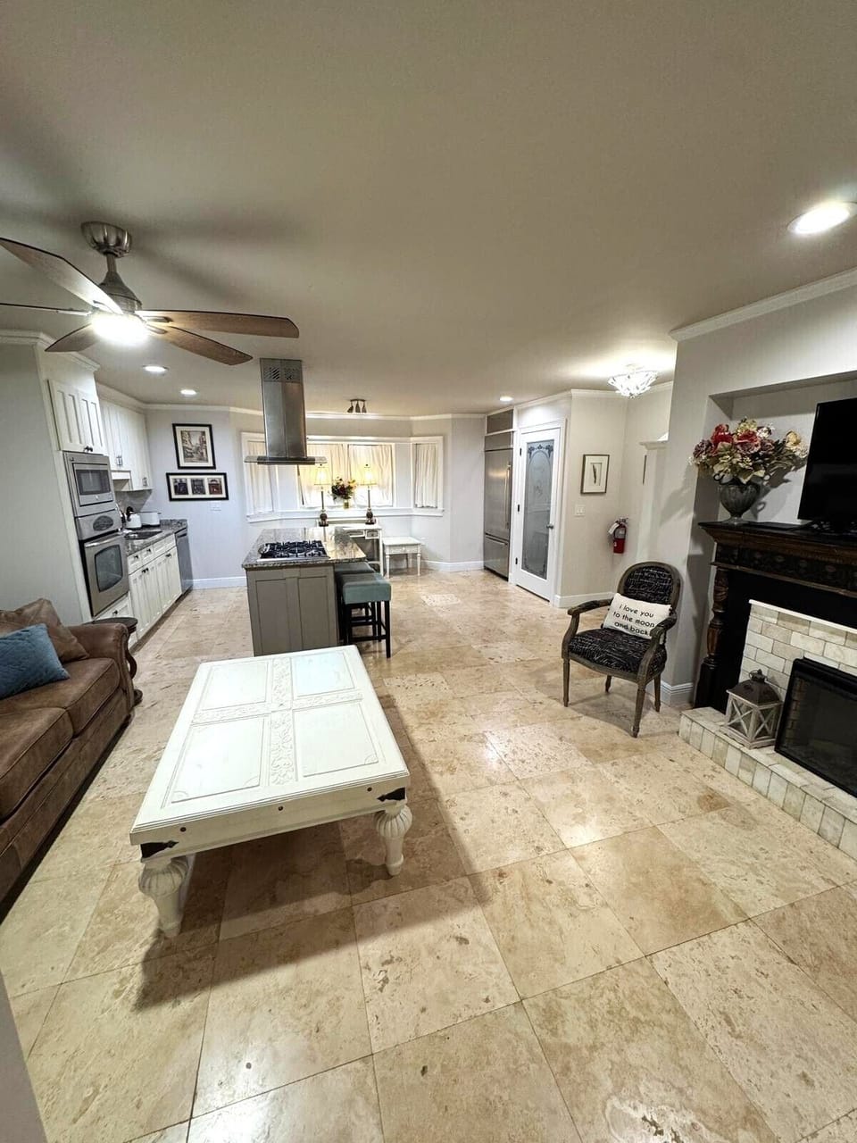 The Chef's Cottage | Living area | Flat-screen TV