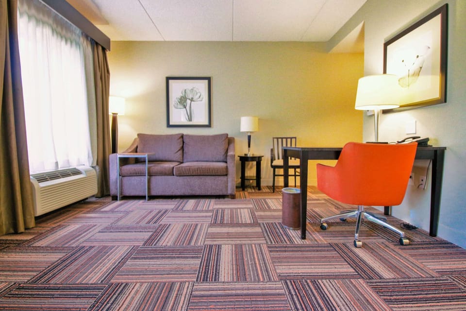 In-room safe, iron/ironing board, WiFi (free), alarm clocks