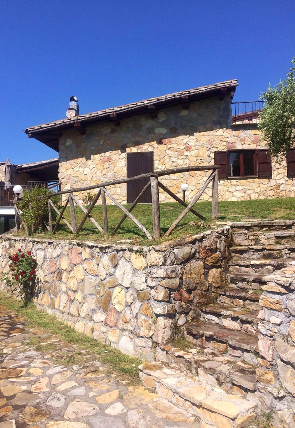 Entrance to Villa