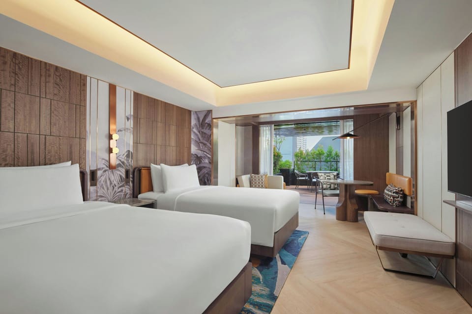 Minibar, in-room safe, desk, blackout drapes
