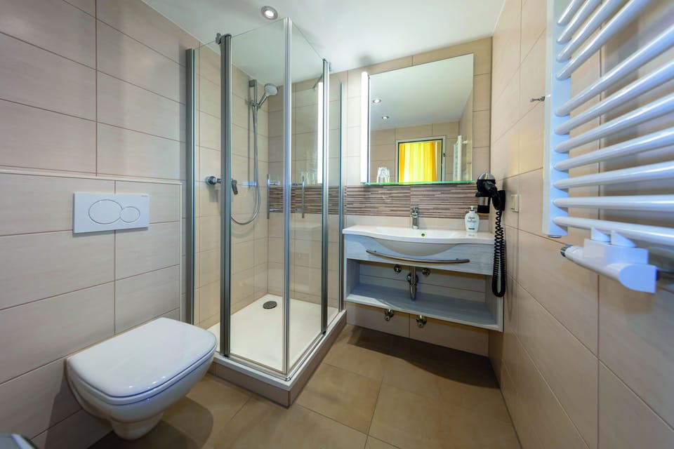 Single Room | Bathroom | Shower, towels