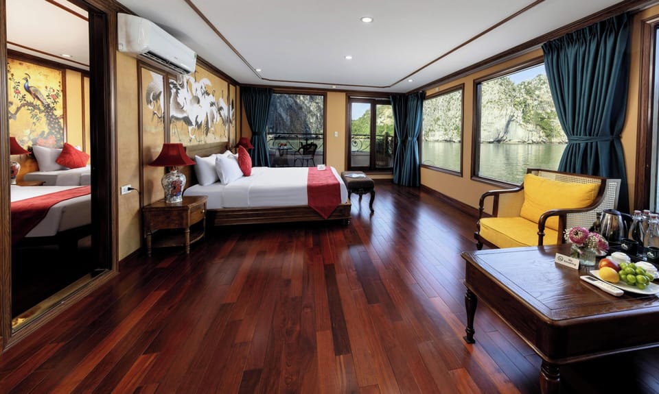 Royal Quadruple Room, 2 Bedrooms, Balcony, Bay View | Premium bedding, minibar, in-room safe, desk