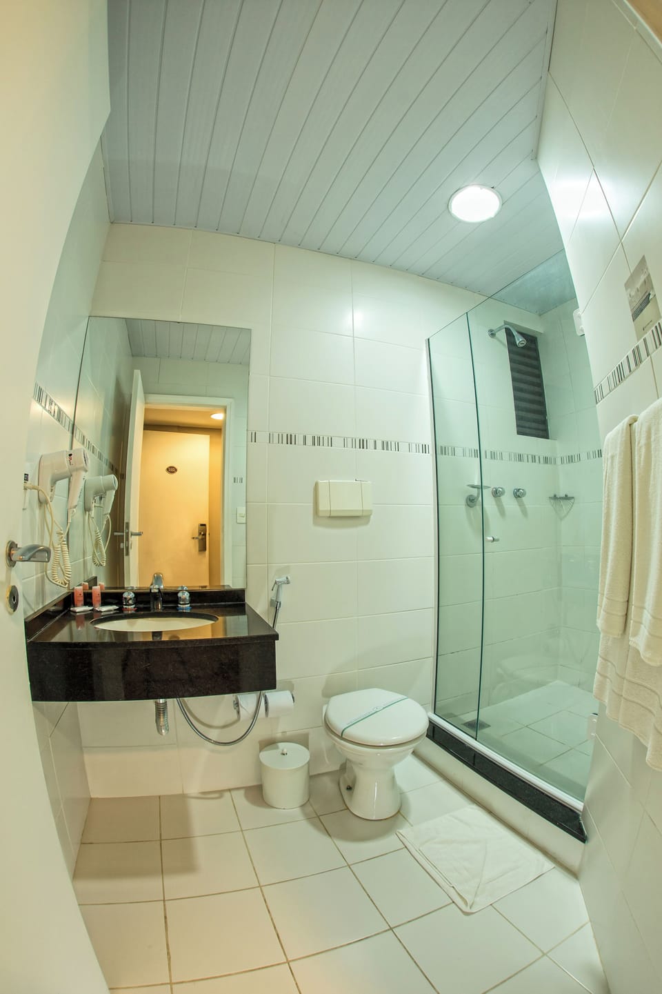 Executive Room (Triplo) | Bathroom | Shower, free toiletries, hair dryer, towels