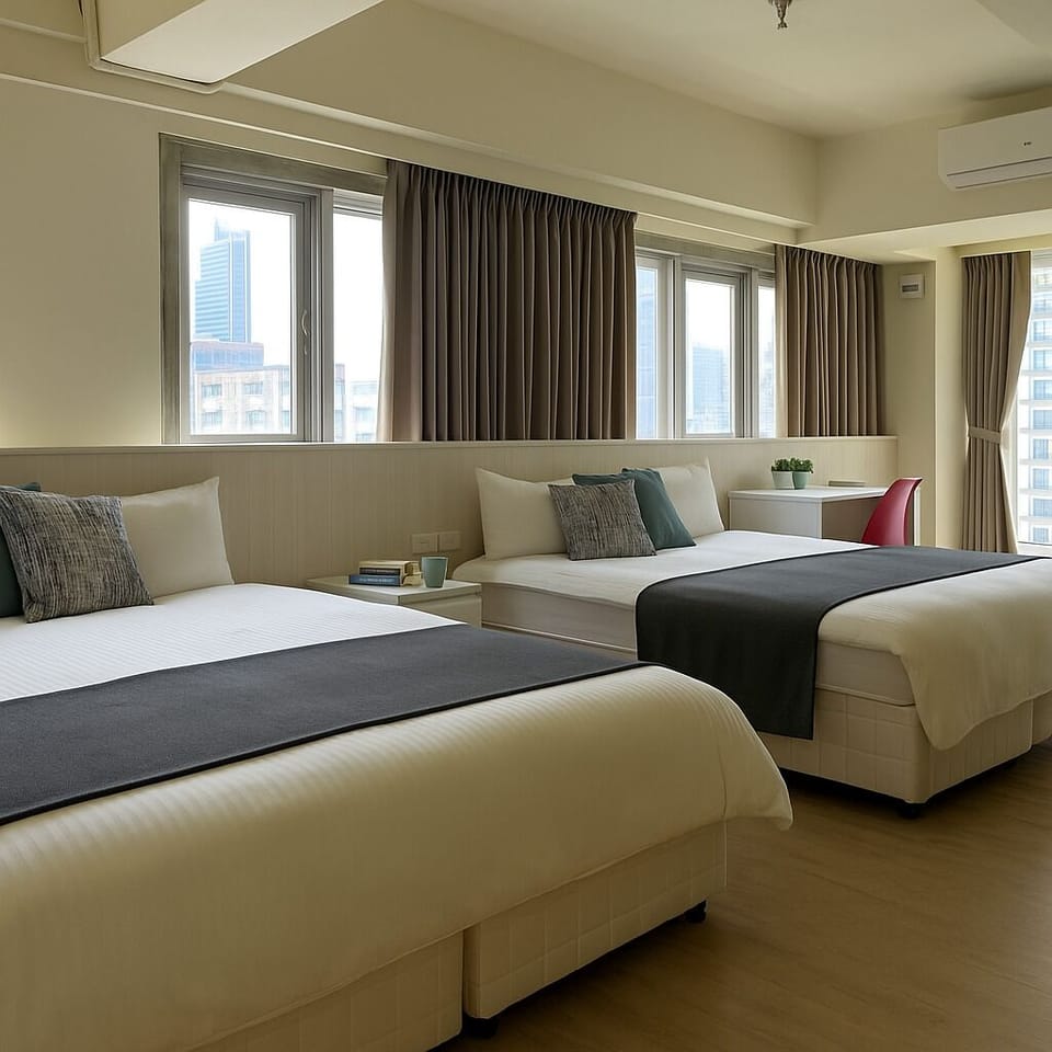 Deluxe Double Room (A) | Desk, blackout drapes, soundproofing, free WiFi