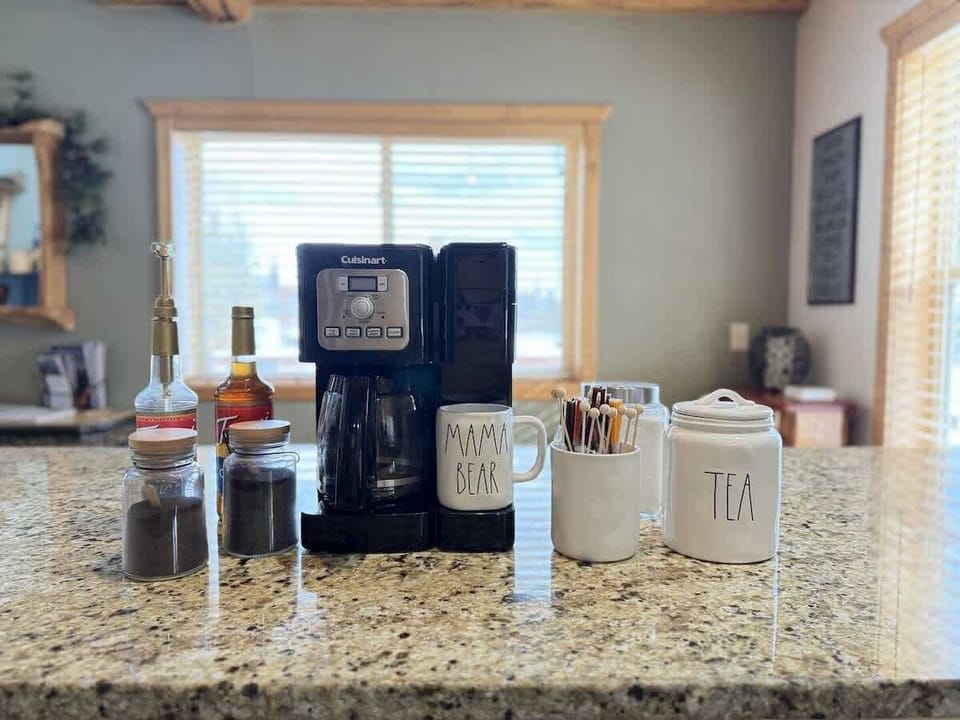 Wake up and enjoy fresh coffee to get your day started.