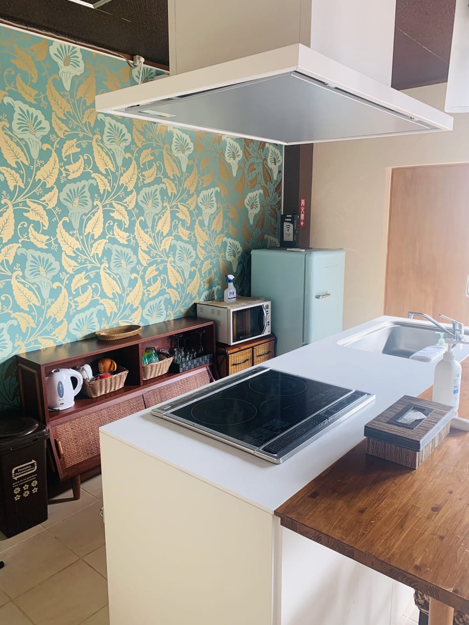Triple Room | Private kitchen | Fridge, microwave, stovetop, electric kettle