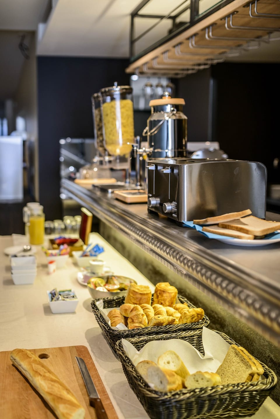 Daily continental breakfast for a fee
