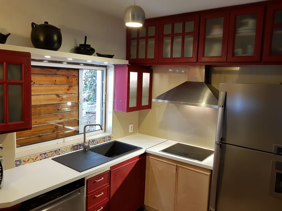 Exclusive Villa, 5 Bedrooms, Private Pool, Sea View | Private kitchen | Fridge, microwave, oven, stovetop