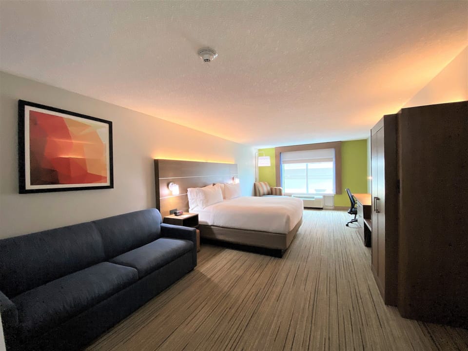 Suite, 1 King Bed with Sofa bed | Desk, laptop workspace, blackout drapes, iron/ironing board