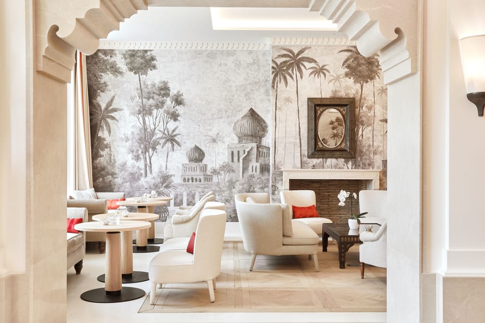 Mediterranean cuisine, pool views 