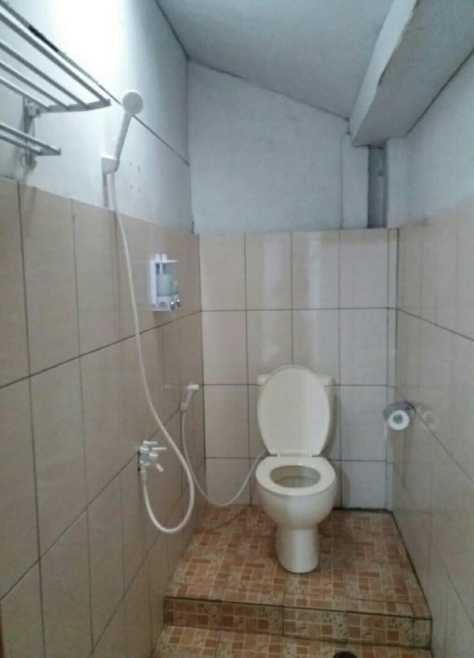 Shower, free toiletries, hair dryer, bidet
