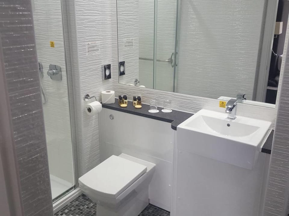 Deluxe Double Room | Bathroom | Combined shower/tub, free toiletries, hair dryer, towels