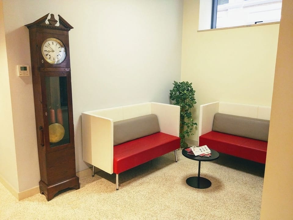 Lobby sitting area