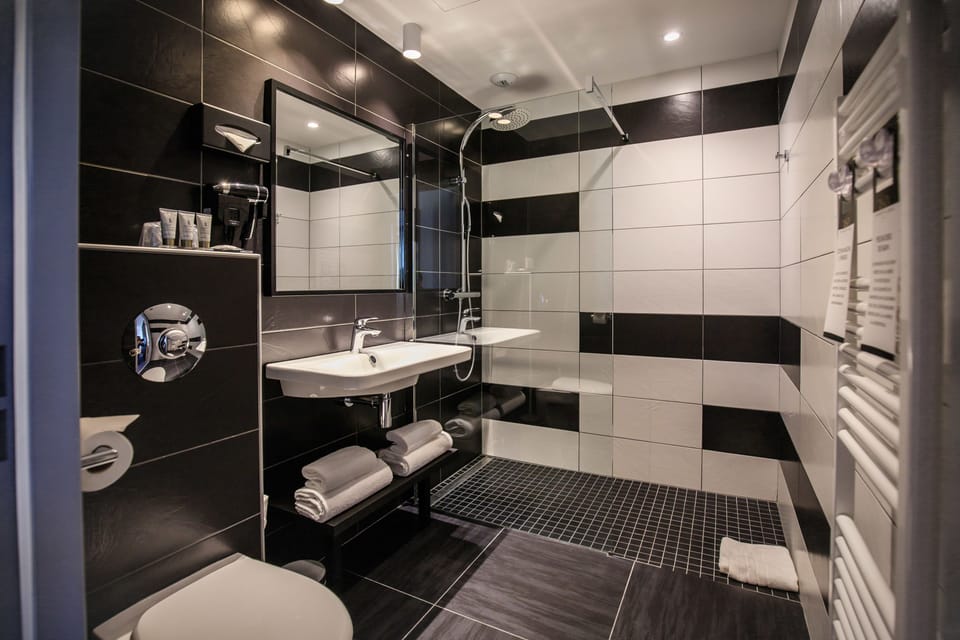 Executive Room, 1 Queen Bed with Sofa bed, Non Smoking | Bathroom | Shower, free toiletries, hair dryer, bathrobes
