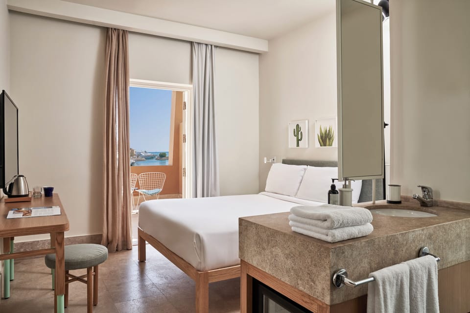 Superior Marina View Balcony | In-room safe, desk, blackout drapes, iron/ironing board