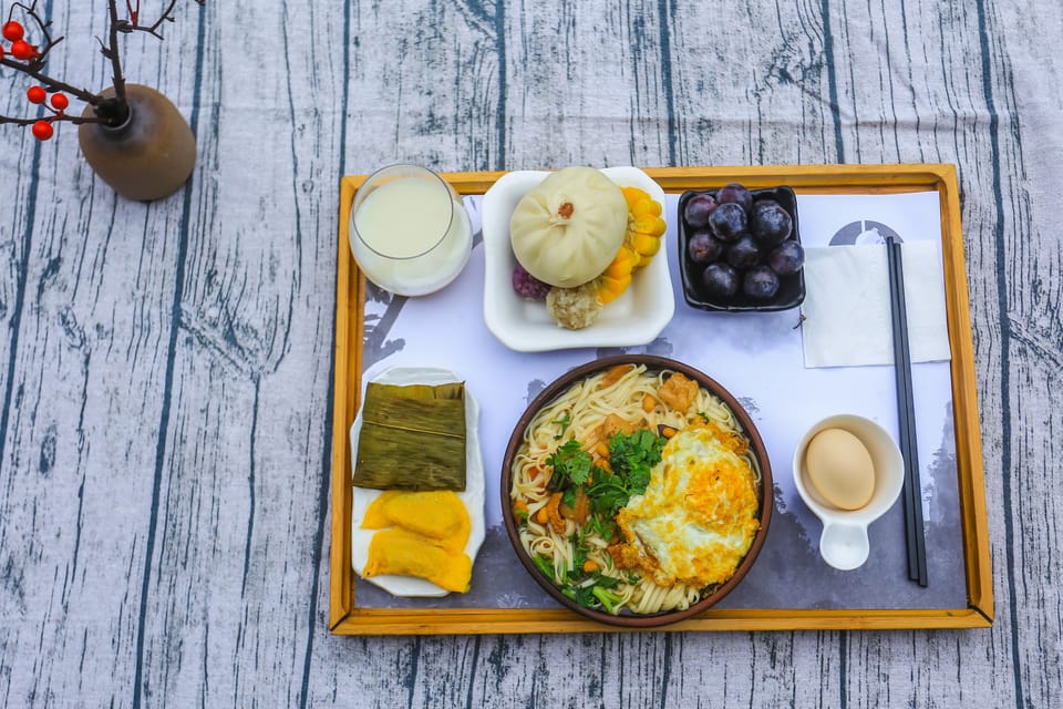 Free daily local cuisine breakfast