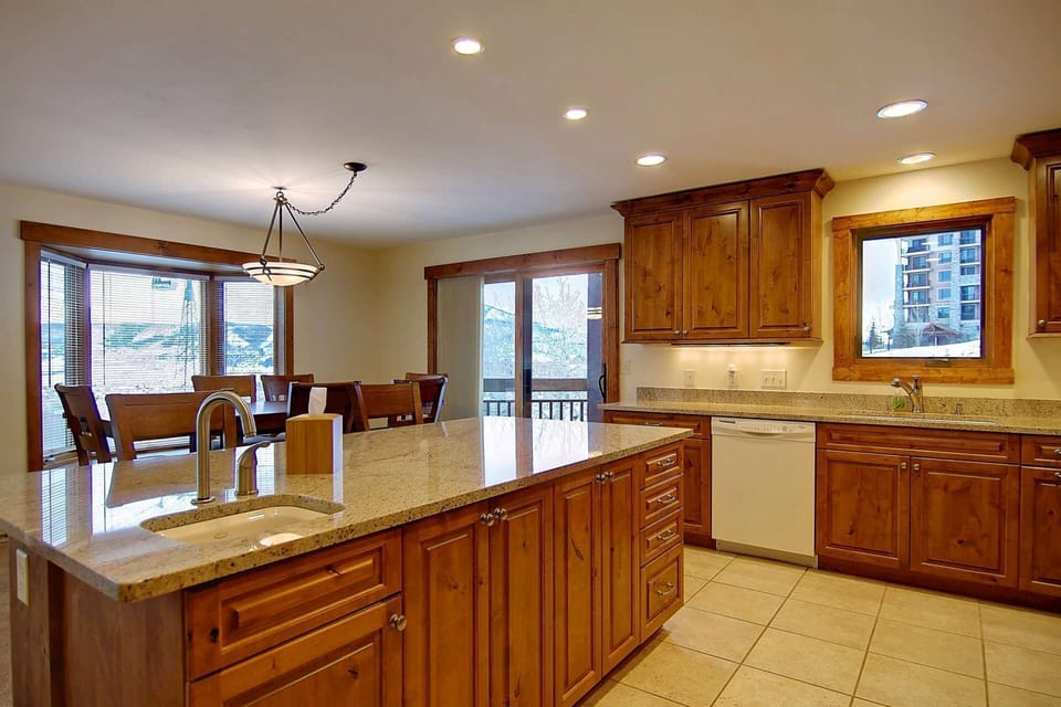Everyone will be hanging out in the spacious kitchen together making meals.