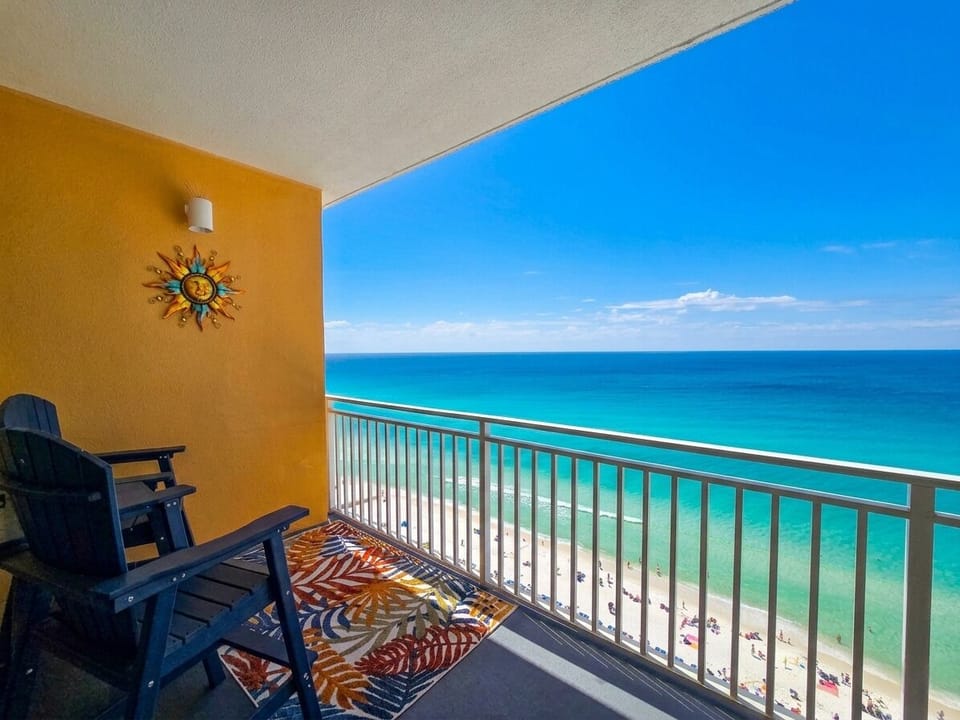 Incredible view from your direct beachfront balcony!