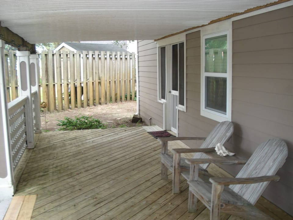 Front covered porch downstairs