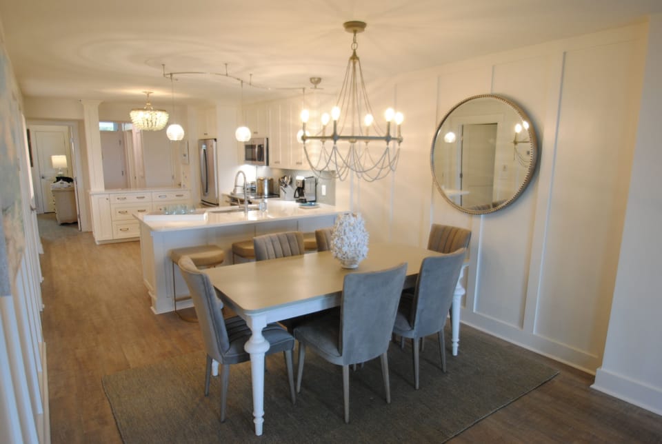 Beautiful dining open to kitchen and great room!