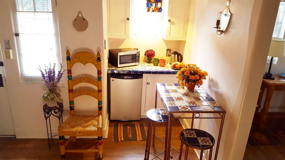 View of kitchenette from sitting room.
