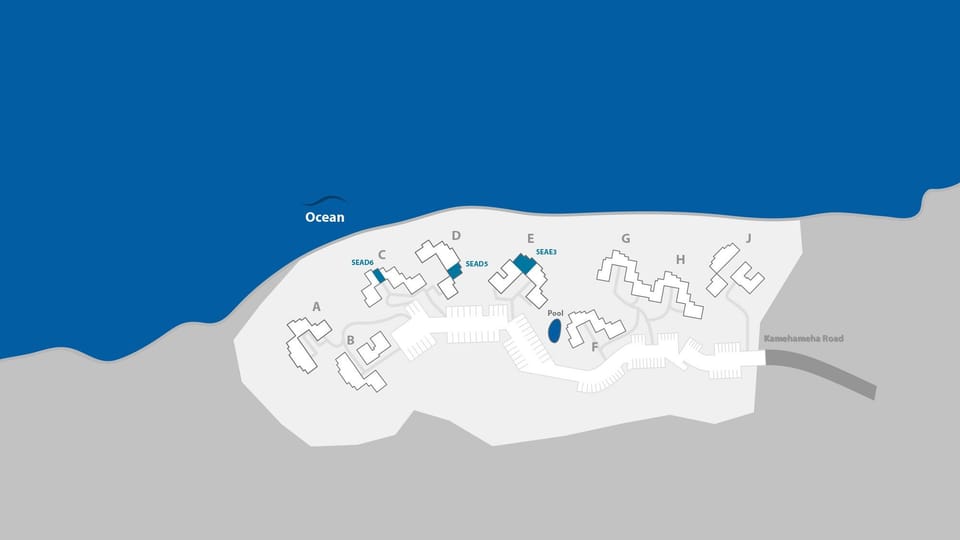 Sealodge at Princeville Resort Map - Parrish Kauai