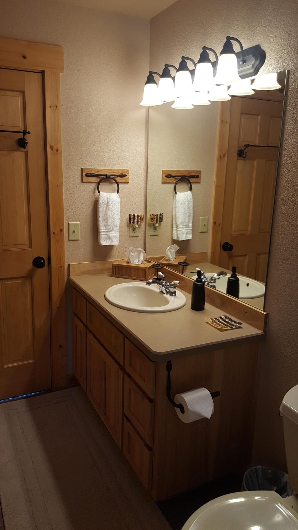 Bathroom #1 located on Main Floor - Vanity/Sink area (fully stocked)