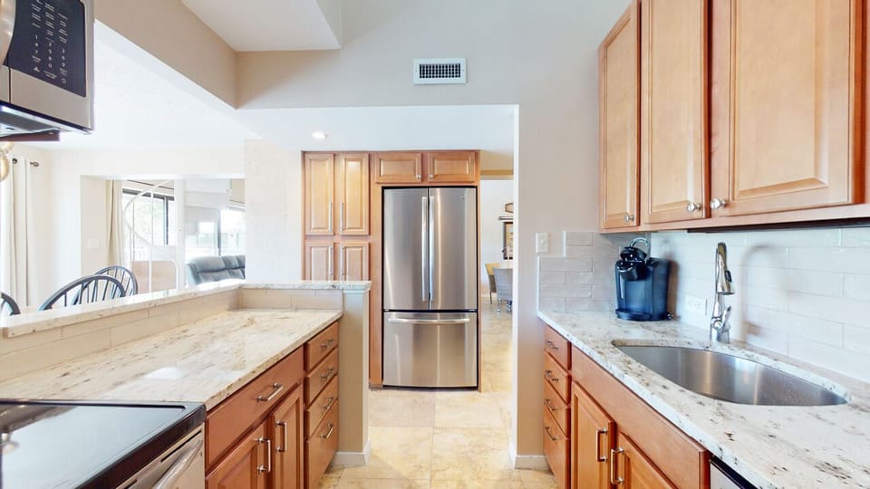 Kitchen with Granite Countertops
