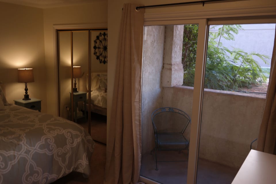 2nd bedroom with private patio