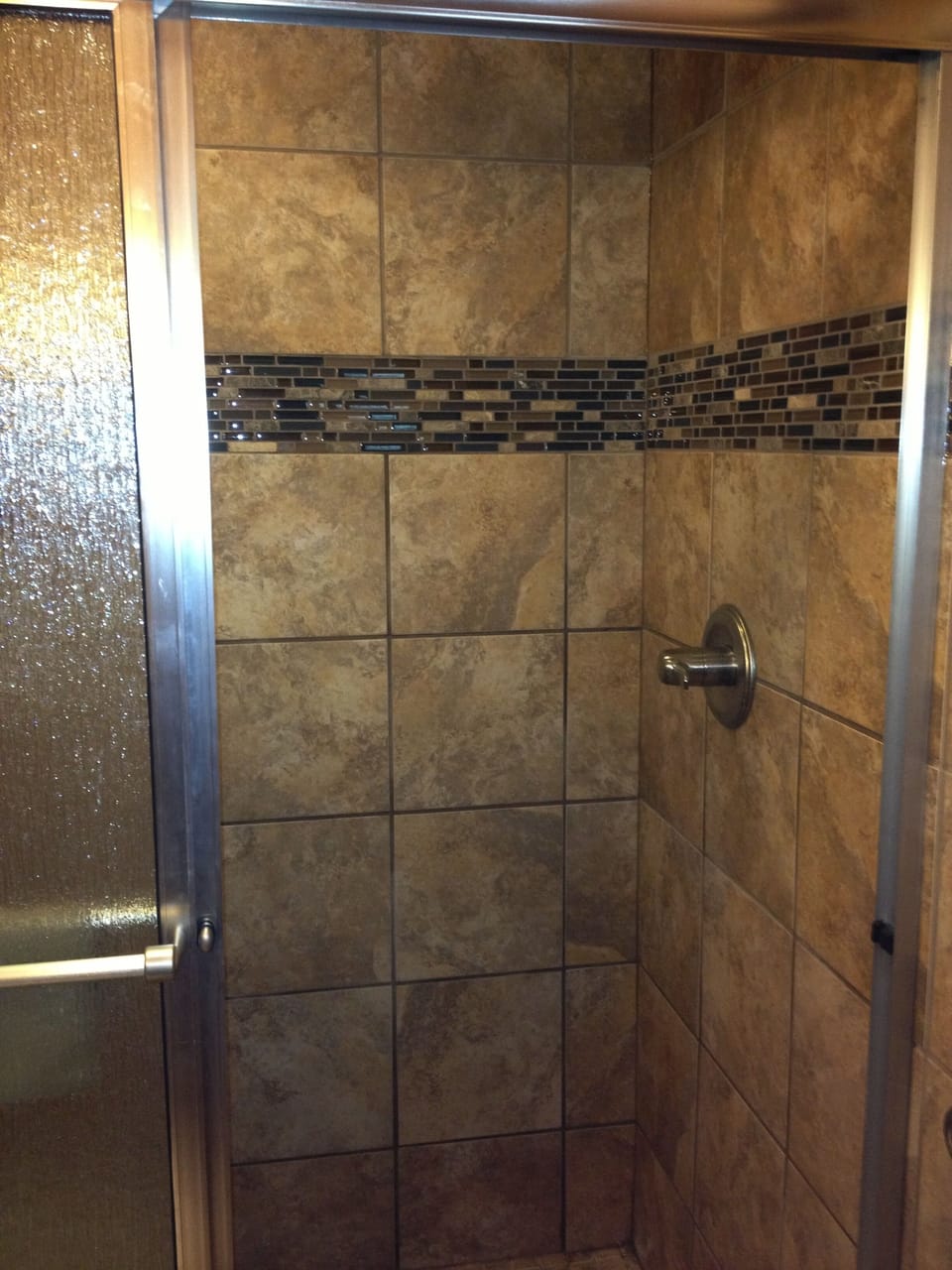 Shower in on-suite bath