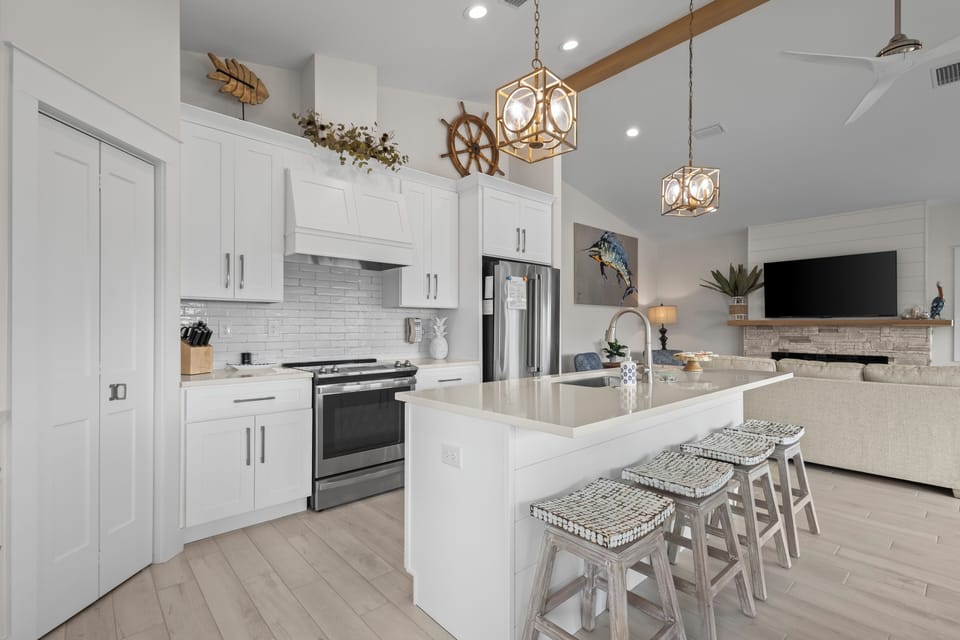 Stainless Steel Appliances and Pantry