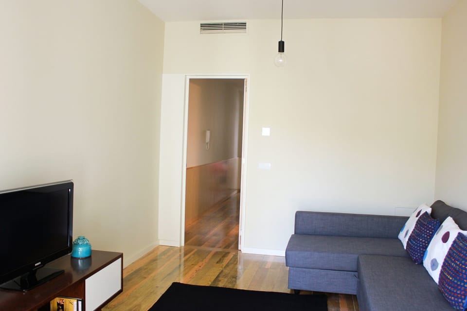 Living room with TV