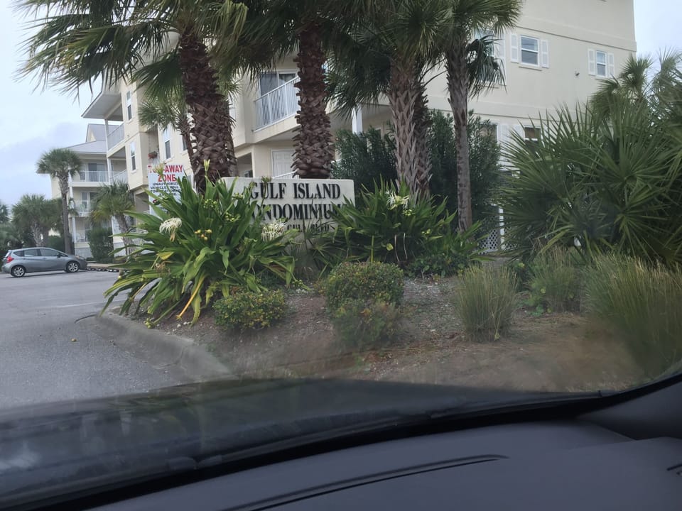 Entrance To Gulf Island Condominium!