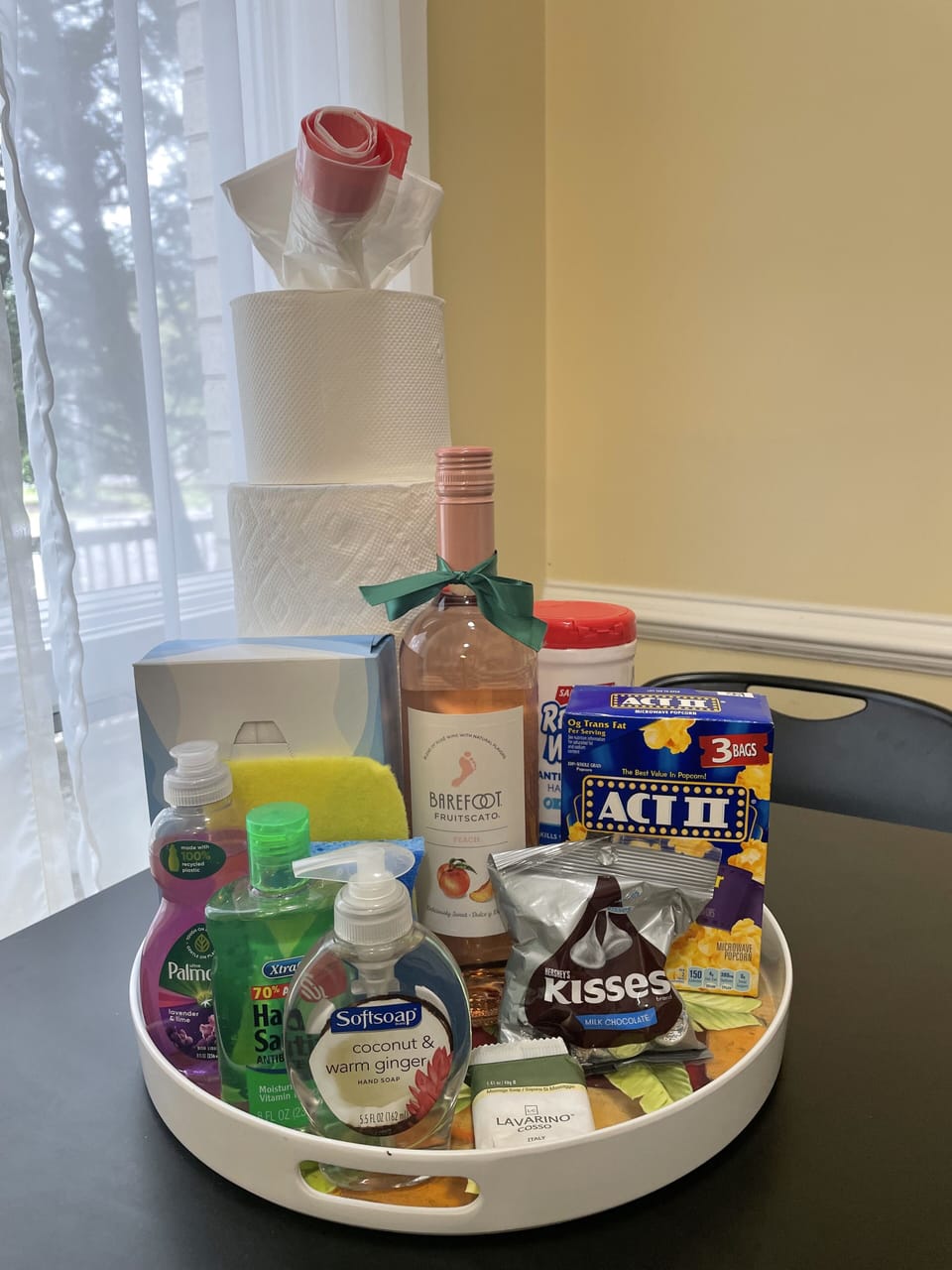 Your welcome basket. ENJOY!