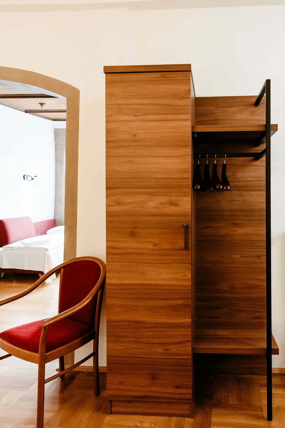 Flat-screen TV, books