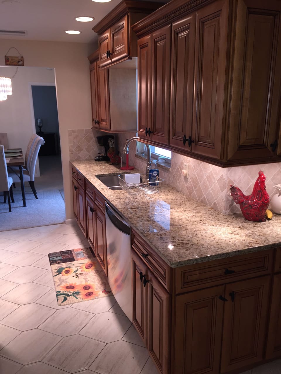 Kitchen with dishwasher