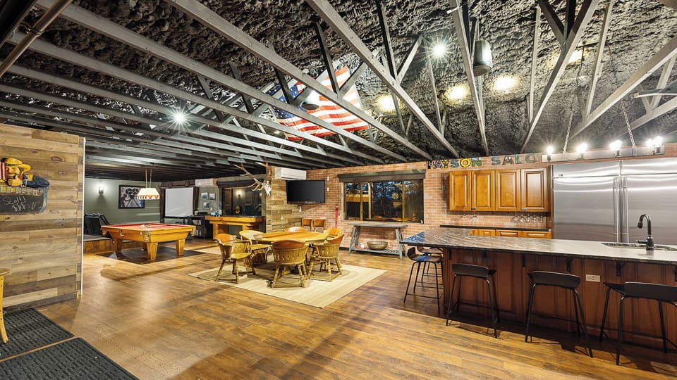 Rustic game room (Saloon available for an ADDITIONAL FEE)