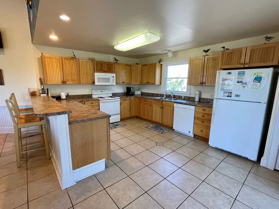Kitchen, Second Floor with Screened Porch Access