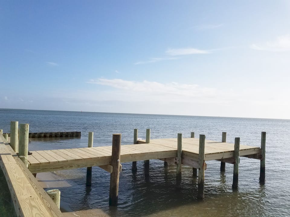 Shared Shallow Water Pier (alternate view)