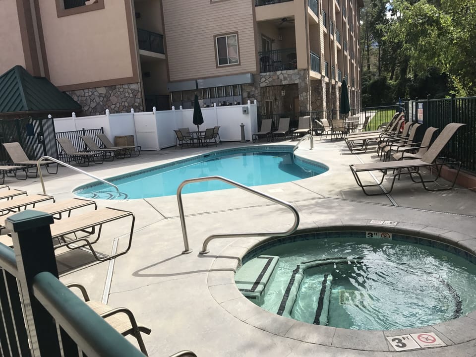 Private pool and hot tub for condo guests only