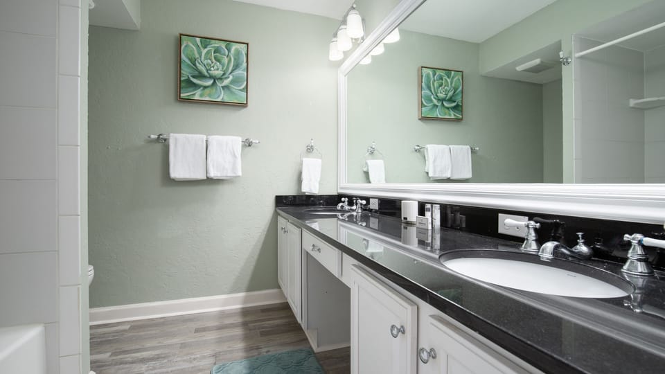 Master Bath With Double Vanities