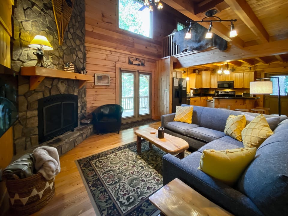 Living Room with Gas Fireplace