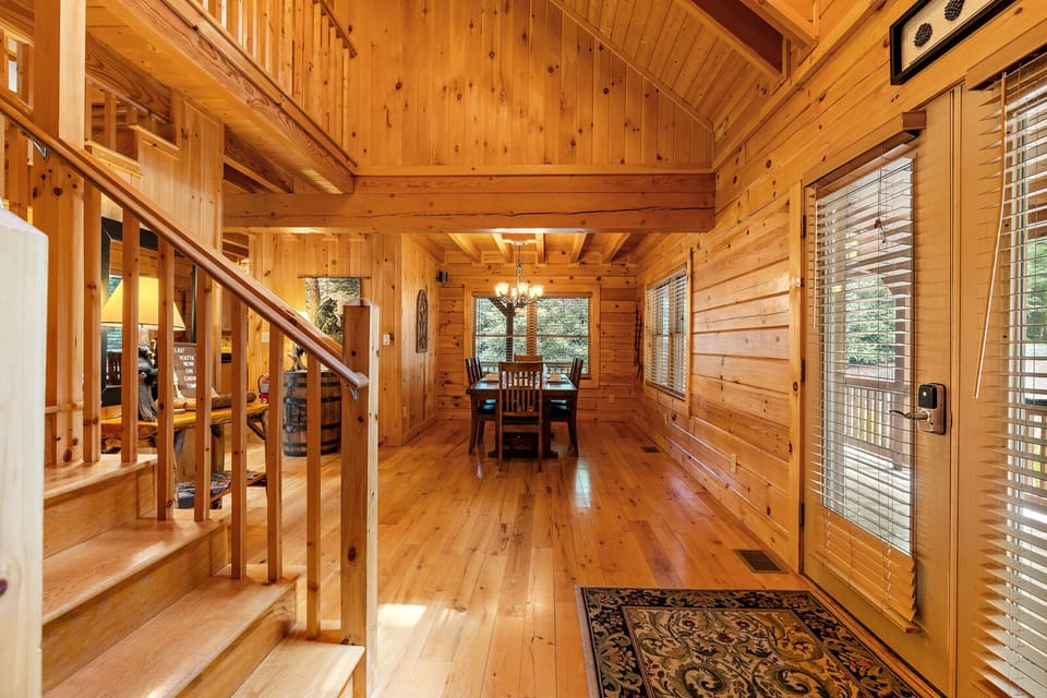 Stairs Leading to Two Upper Level Bedrooms, Sitting Area