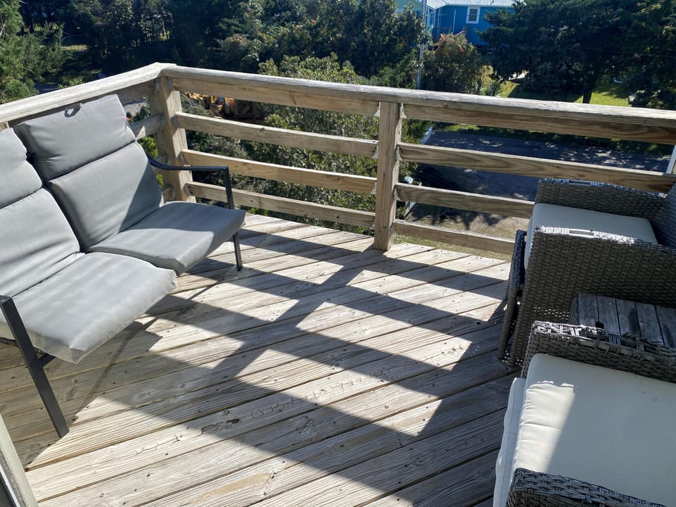 Deck off Dining Area, Second Floor