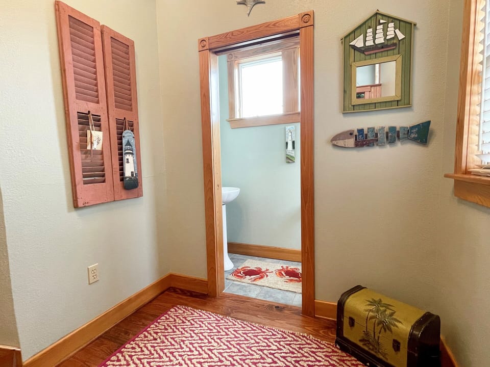 Landing with Half Bath