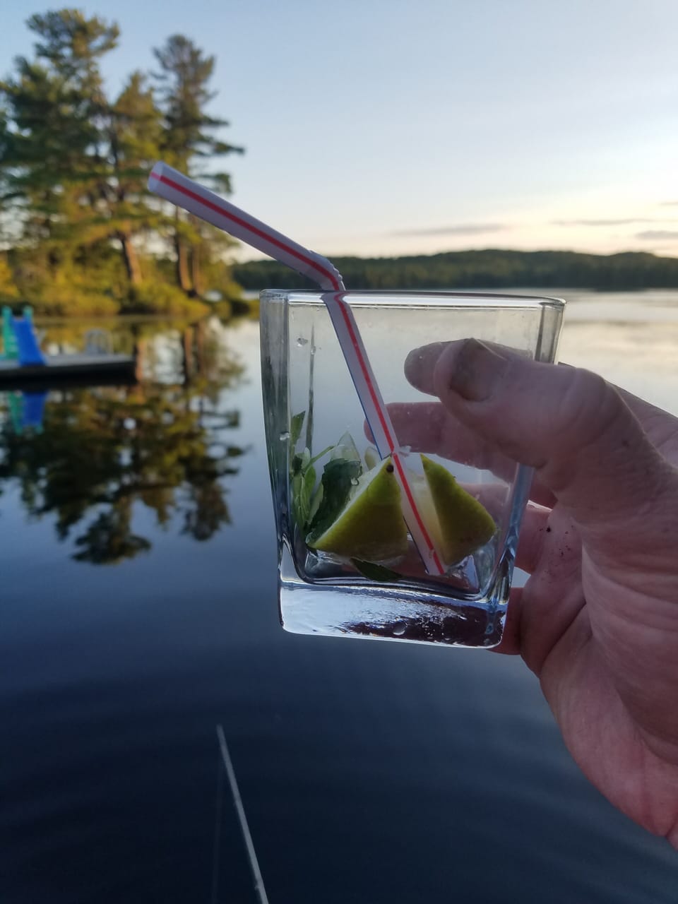 Drinks off the dock!